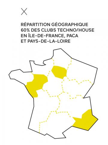 Répartition géographique des clubs en France Répartition géographique des clubs en France