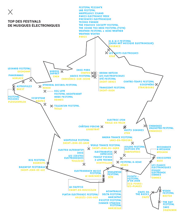 Top des festivals de musiques électroniques